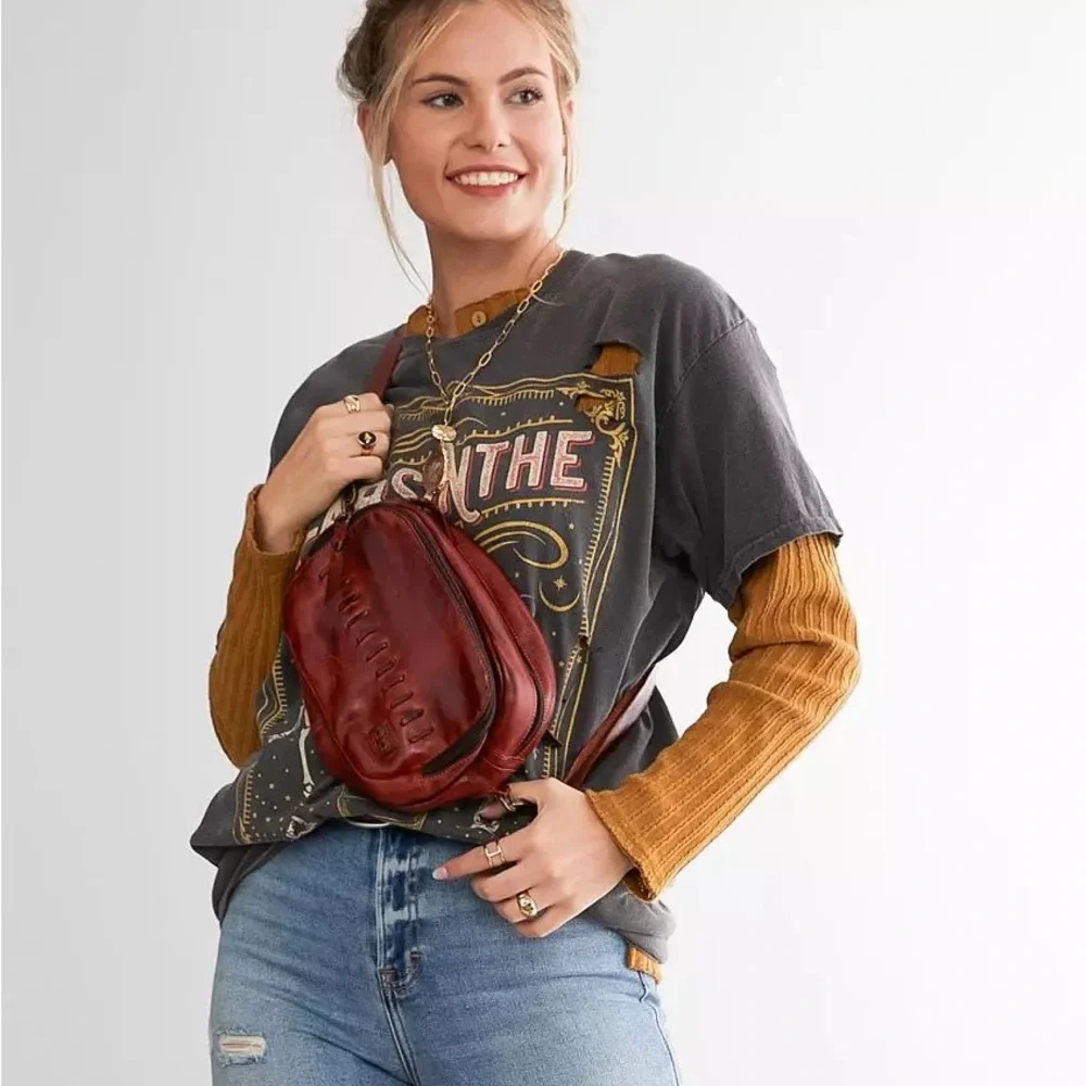 BED|STU Red Crossbody Bag - Picture 3 of 14